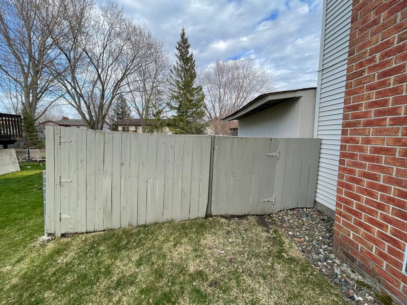 Exterior remodel — before